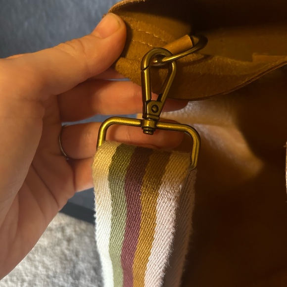 Madewell Brown Leather Transport Tote w/ removable strap - Picture 2 of 5